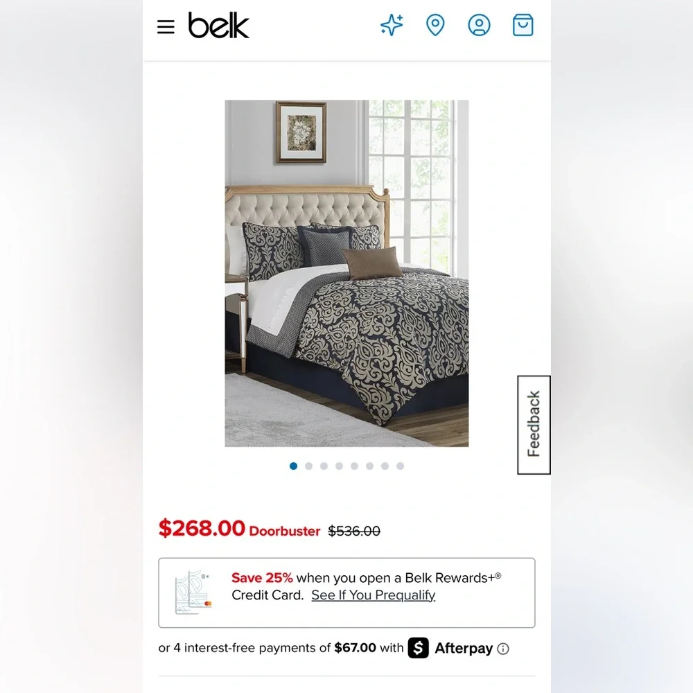 WATERFORD Bastia 4pc Comforter Set, Queen
